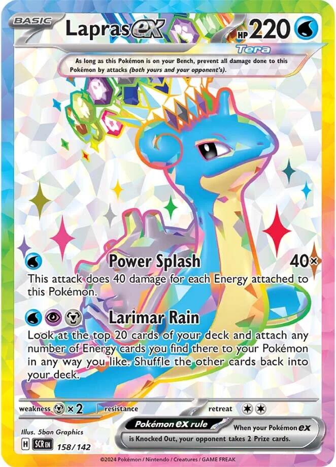 Lapras ex (158/142) [Scarlet & Violet: Stellar Crown] | Galactic Gamez