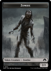 Phyrexian Germ // Zombie Double-Sided Token [Modern Horizons 3 Tokens] | Galactic Gamez