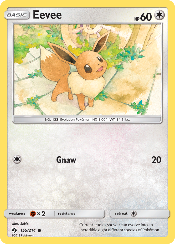 Eevee (155/214) [Sun & Moon: Lost Thunder] | Galactic Gamez