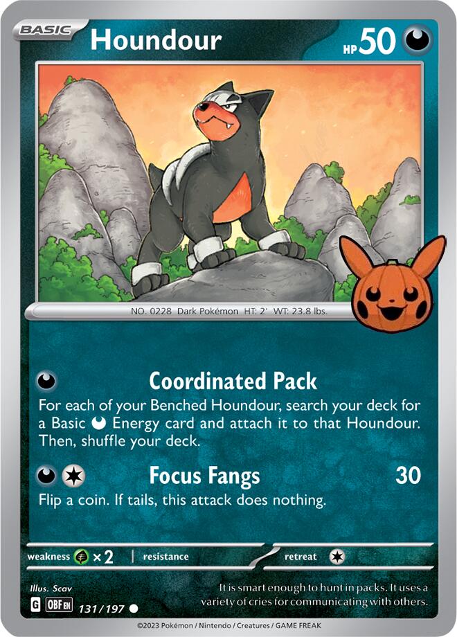 Houndour (131/197) [Trick or Trade 2024] | Galactic Gamez