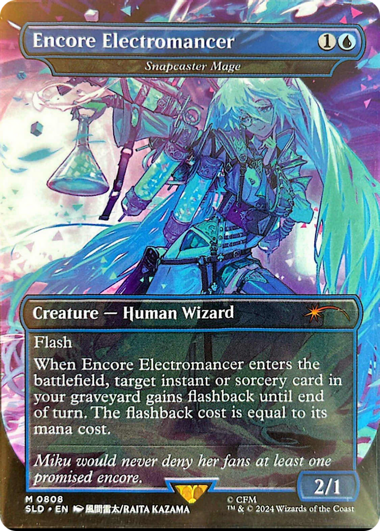 Encore Electromancer - Snapcaster Mage [Secret Lair Drop Series] | Galactic Gamez