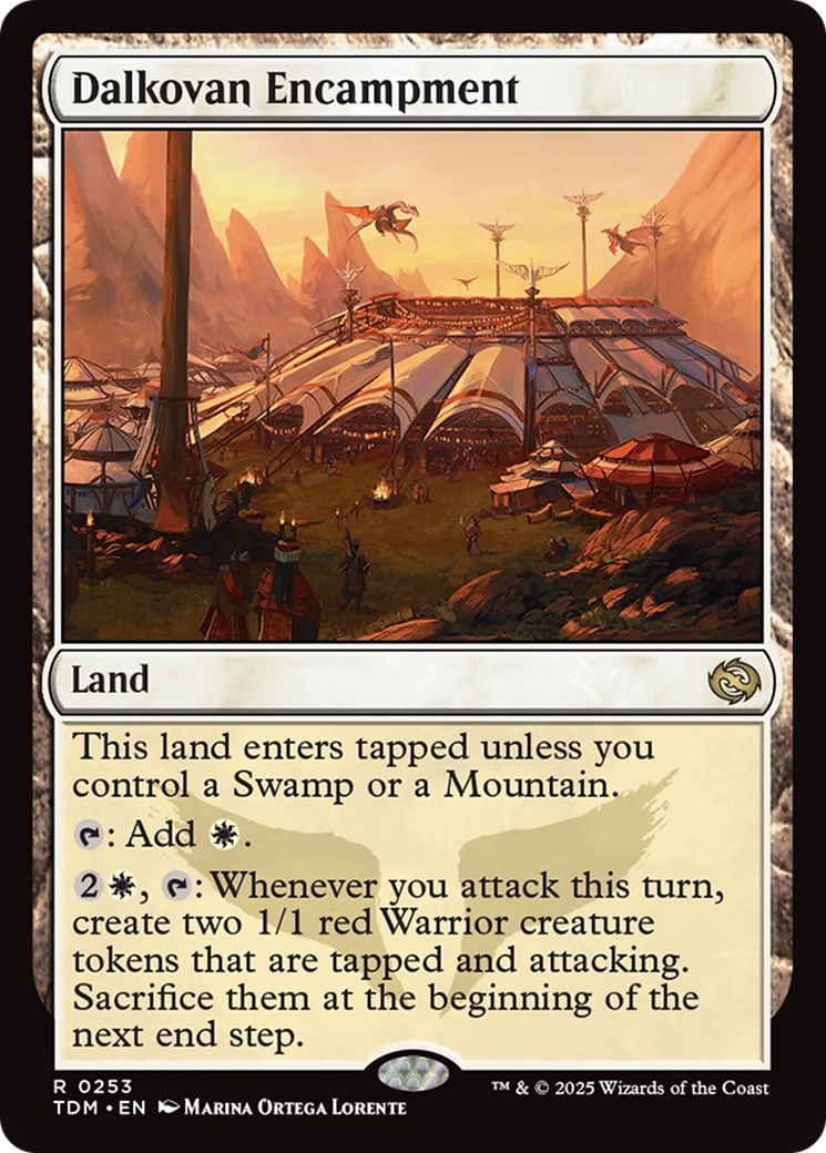 Dalkovan Encampment [Tarkir: Dragonstorm] | Galactic Gamez