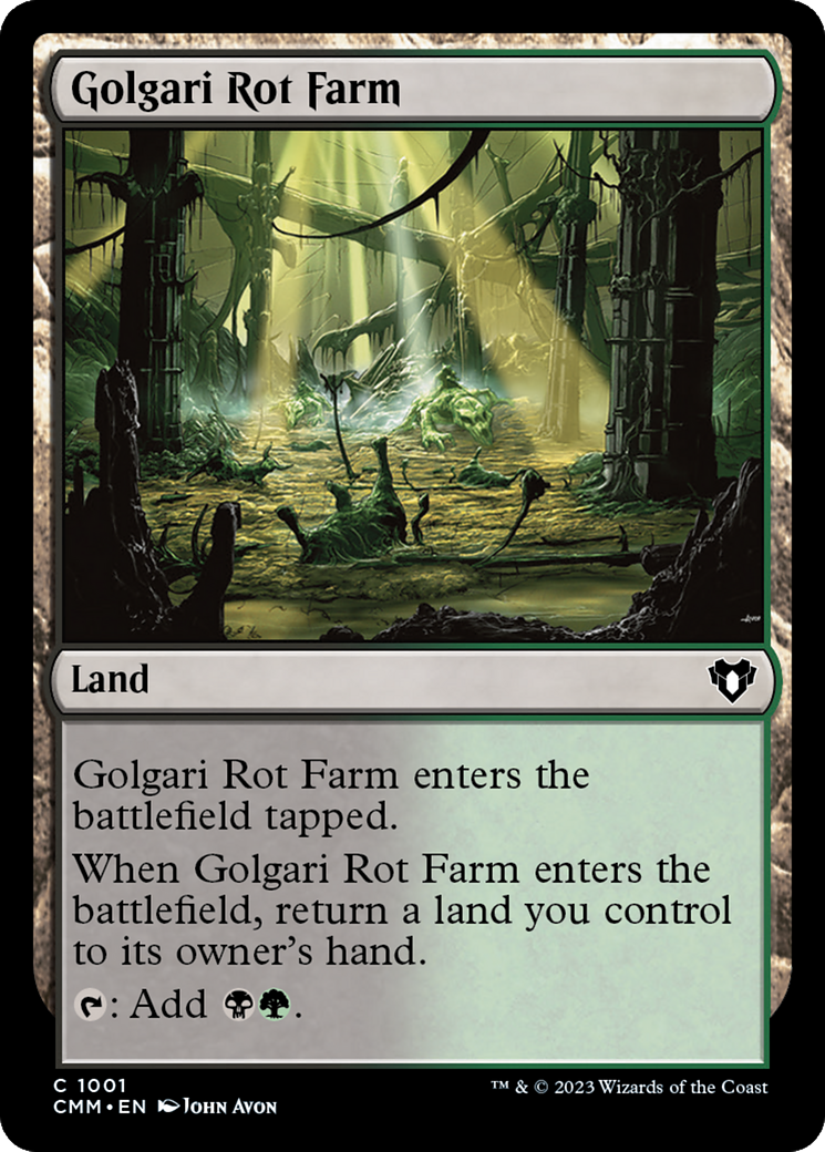 Golgari Rot Farm [Commander Masters] | Galactic Gamez