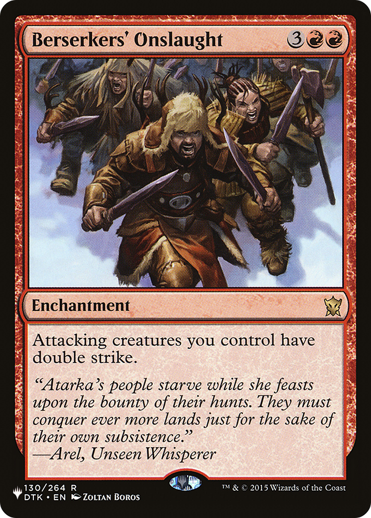 Berserkers' Onslaught [The List] | Galactic Gamez