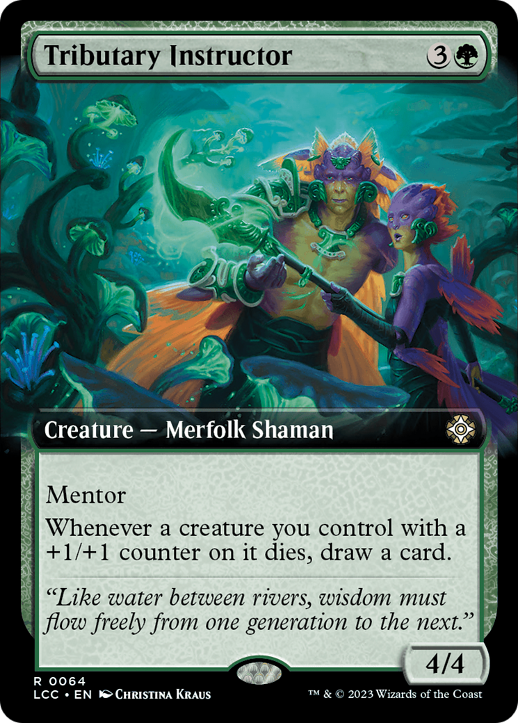 Tributary Instructor (Extended Art) [The Lost Caverns of Ixalan Commander] | Galactic Gamez