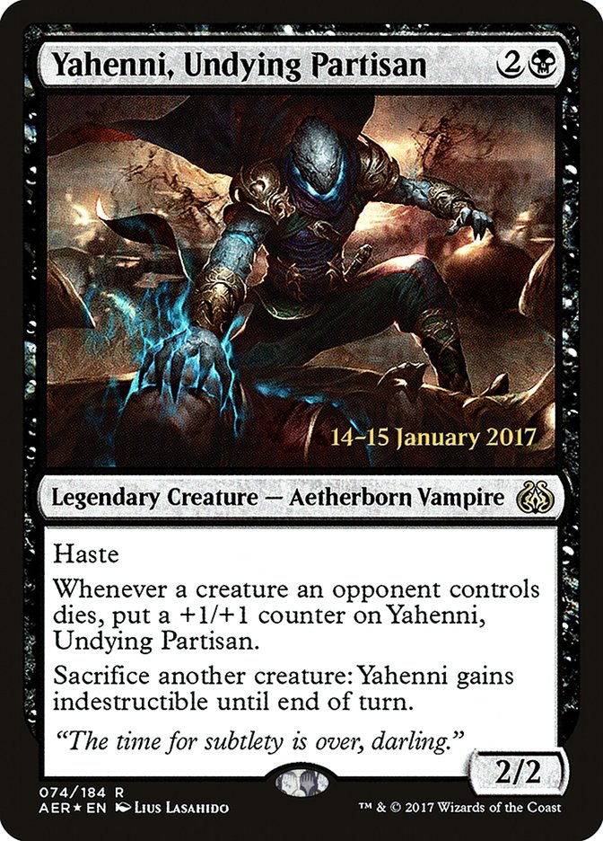 Yahenni, Undying Partisan [Aether Revolt Prerelease Promos] | Galactic Gamez