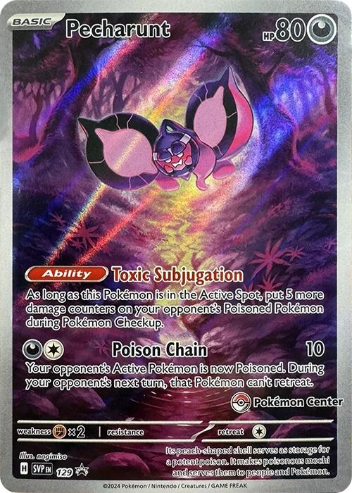 Pecharunt (129) (Pokemon Center Exclusive) [Scarlet & Violet: Black Star Promos] | Galactic Gamez