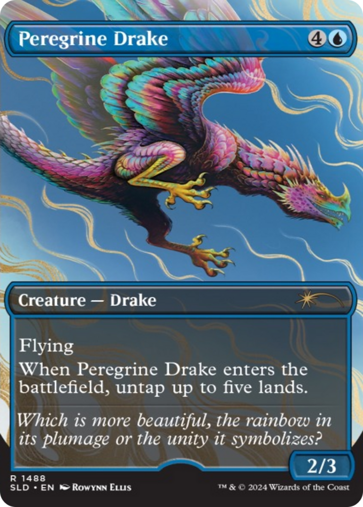 Peregrine Drake (Rainbow Foil) [Secret Lair Drop Series] | Galactic Gamez