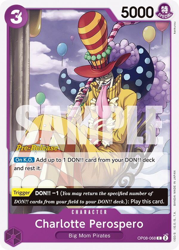 Charlotte Perospero [Two Legends Pre-Release Cards] | Galactic Gamez