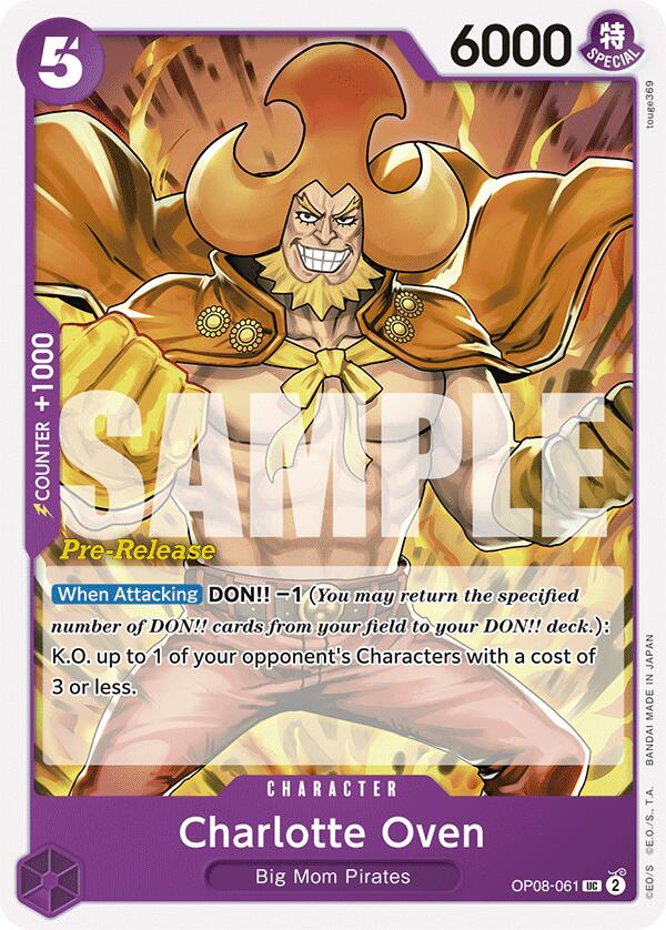 Charlotte Oven [Two Legends Pre-Release Cards] | Galactic Gamez