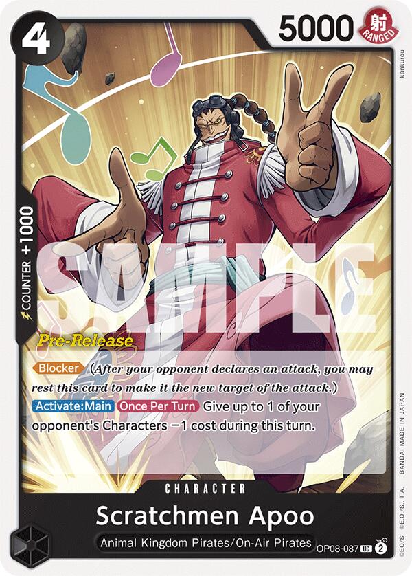 Scratchmen Apoo [Two Legends Pre-Release Cards] | Galactic Gamez