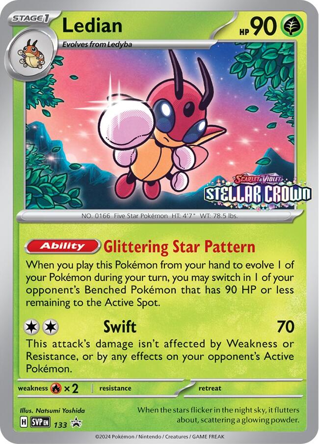 Ledian (SVP133) [Scarlet & Violet: Black Star Promos] | Galactic Gamez