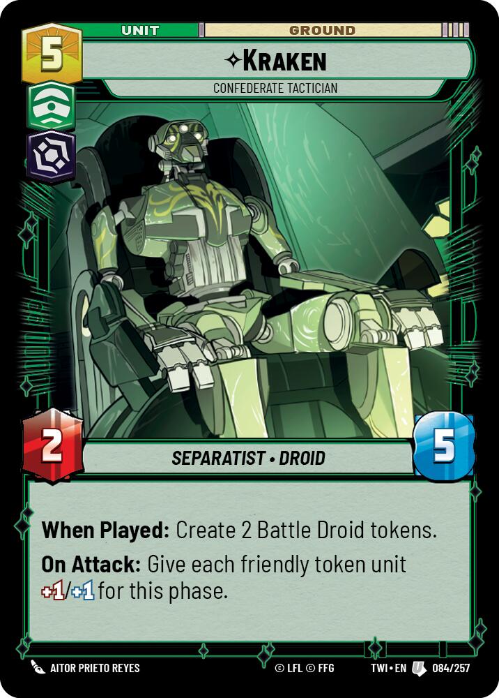Kraken - Confederate Tactician (084/257) (084/257) [Twilight of the Republic] | Galactic Gamez