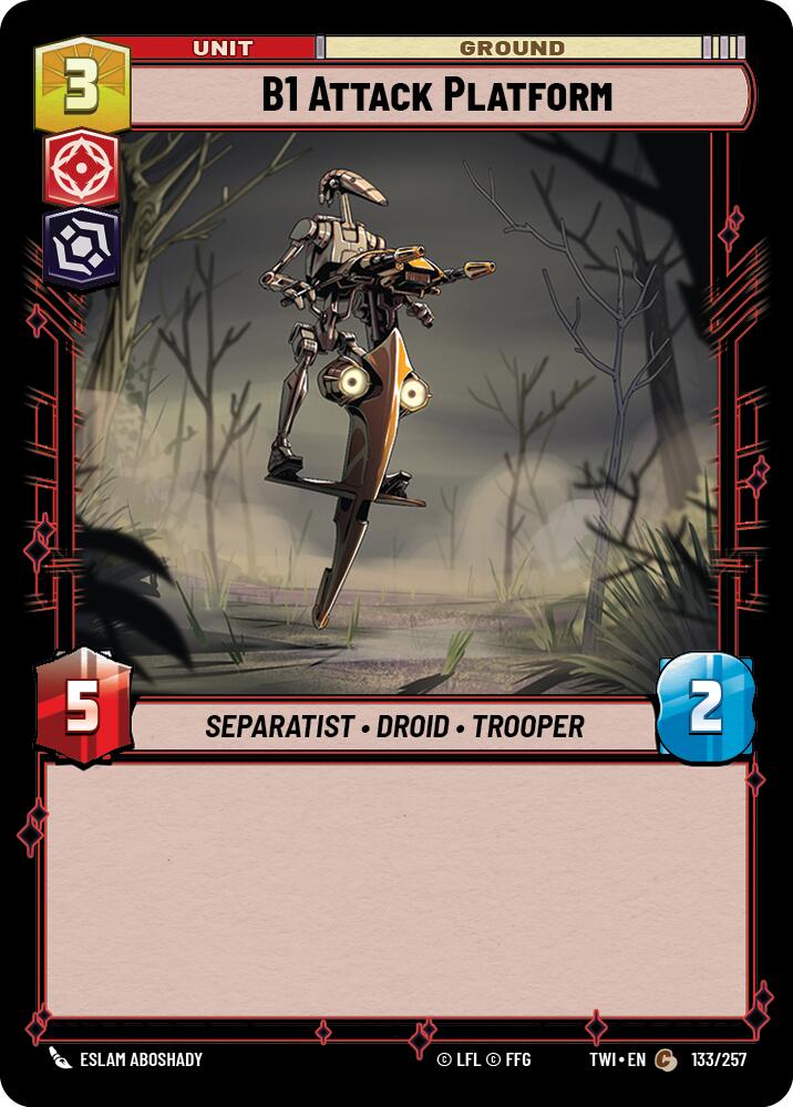 B1 Attack Platform (133/257) (133/257) [Twilight of the Republic] | Galactic Gamez