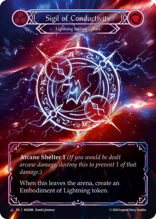 Sigil of Conductivity (Marvel) [ROS088] (Rosetta)  Cold Foil | Galactic Gamez