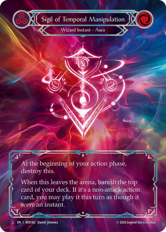 Sigil of Temporal Manipulation (Marvel) [ROS182] (Rosetta)  Cold Foil | Galactic Gamez