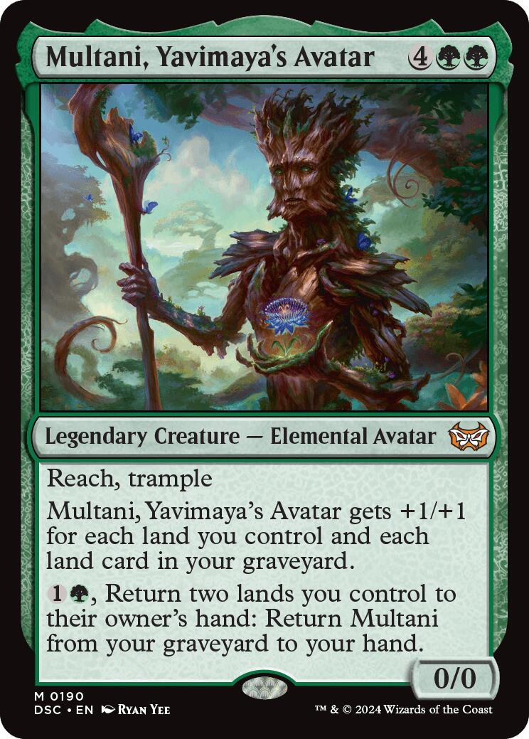 Multani, Yavimaya's Avatar [Duskmourn: House of Horror Commander] | Galactic Gamez