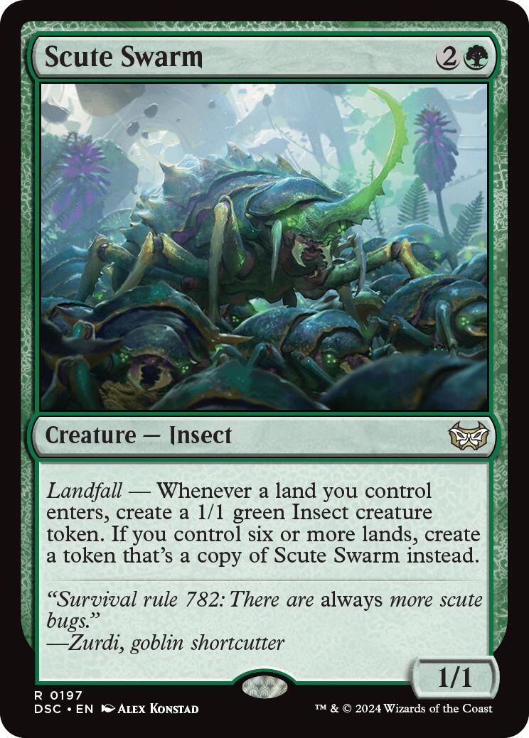 Scute Swarm [Duskmourn: House of Horror Commander] | Galactic Gamez