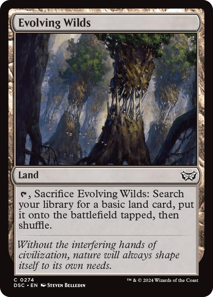 Evolving Wilds [Duskmourn: House of Horror Commander] | Galactic Gamez