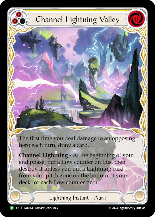 Channel Lightning Valley [FAB264] (Promo)  Cold Foil | Galactic Gamez
