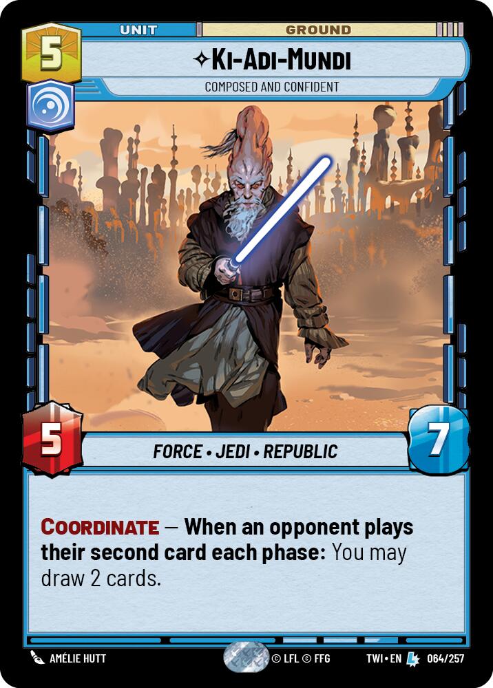 Ki-Adi-Mundi - Composed and Confident (064/257) (064/257) [Twilight of the Republic] | Galactic Gamez