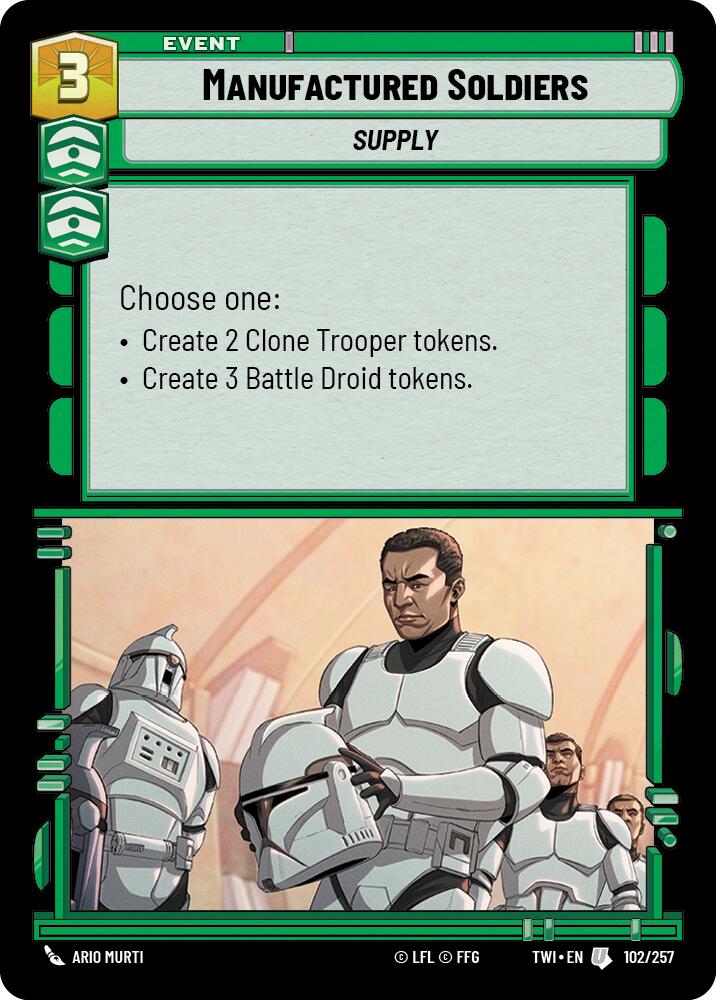 Manufactured Soldiers (102/257) (102/257) [Twilight of the Republic] | Galactic Gamez
