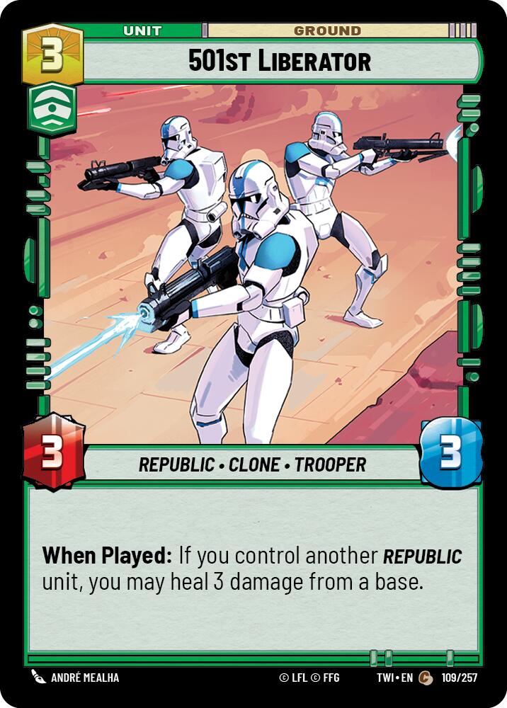 501st Liberator (109/257) (109/257) [Twilight of the Republic] | Galactic Gamez