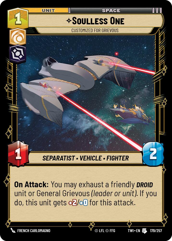 Soulless One - Customized for Grievous (179/257) (179/257) [Twilight of the Republic] | Galactic Gamez
