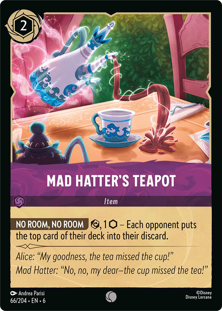 Mad Hatter's Teapot (66/204) [Azurite Sea] | Galactic Gamez