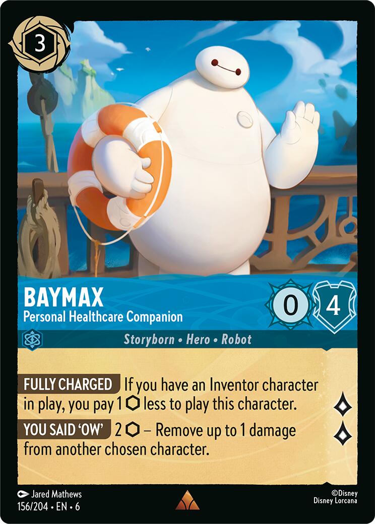 Baymax - Personal Healthcare Companion (156/204) [Azurite Sea] | Galactic Gamez