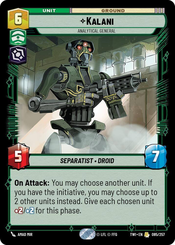 Kalani - Analytical General (085/257) (085/257) [Twilight of the Republic] | Galactic Gamez