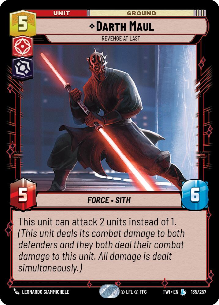 Darth Maul - Revenge at Last (135/257) (135/257) [Twilight of the Republic] | Galactic Gamez
