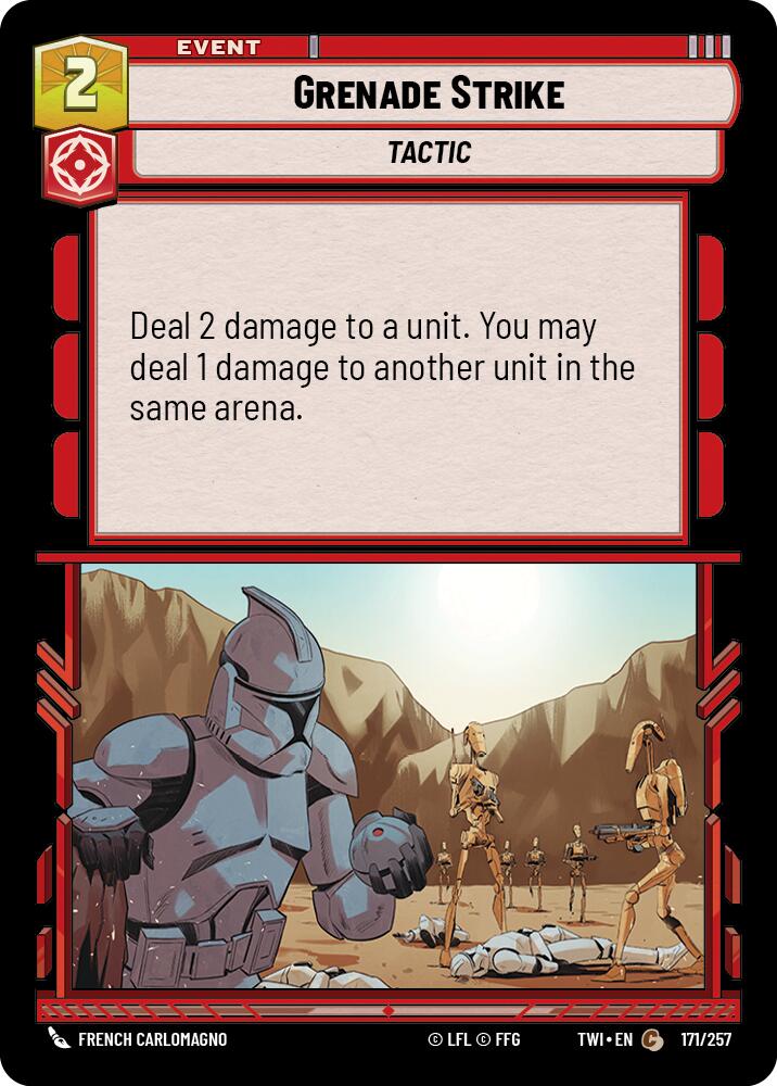 Grenade Strike (171/257) (171/257) [Twilight of the Republic] | Galactic Gamez