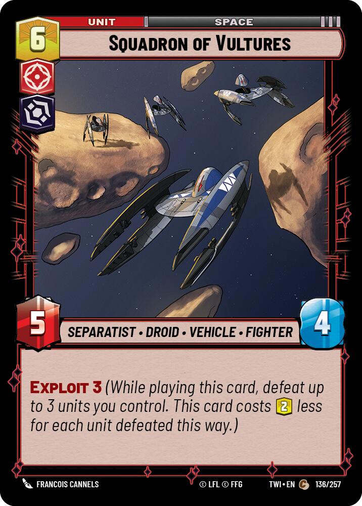 Squadron of Vultures (136/257) (136/257) [Twilight of the Republic] | Galactic Gamez
