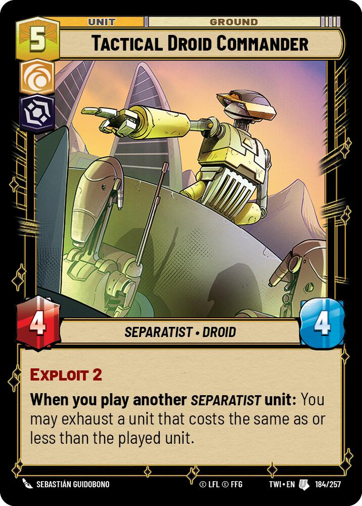 Tactical Droid Commander (184/257) (184/257) [Twilight of the Republic] | Galactic Gamez