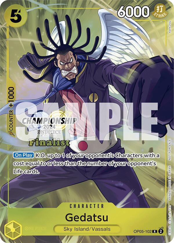 Gedatsu (Championship 2024 Finalist Card Set) [One Piece Promotion Cards] | Galactic Gamez