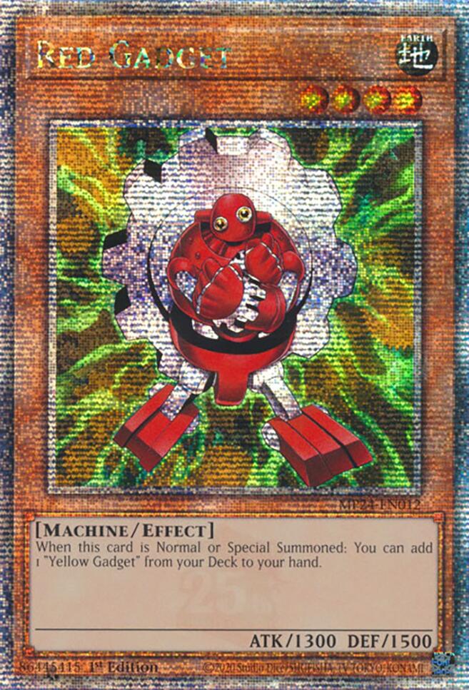 Red Gadget [MP24-EN012] Quarter Century Secret Rare | Galactic Gamez