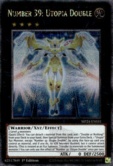 Number 39: Utopia Double [MP24-EN031] Quarter Century Secret Rare | Galactic Gamez