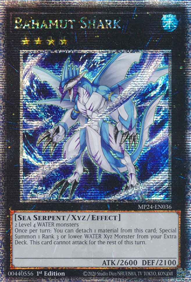 Bahamut Shark [MP24-EN036] Quarter Century Secret Rare | Galactic Gamez