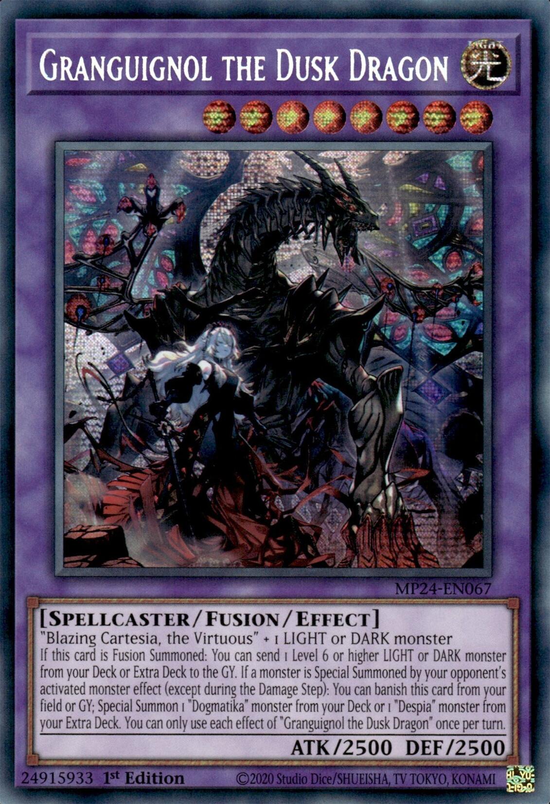 Granguignol the Dusk Dragon [MP24-EN067] Prismatic Secret Rare | Galactic Gamez