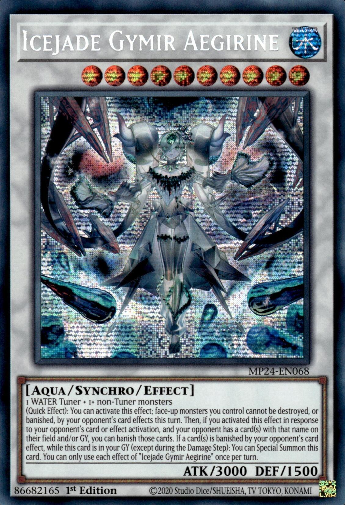 Icejade Gymir Aegirine [MP24-EN068] Prismatic Secret Rare | Galactic Gamez