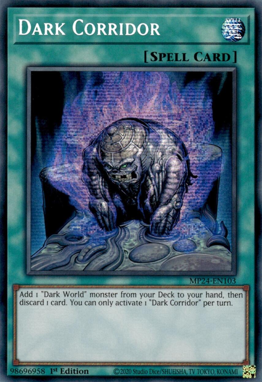 Dark Corridor [MP24-EN103] Prismatic Secret Rare | Galactic Gamez