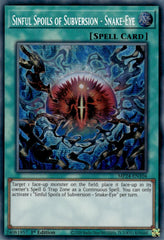 Sinful Spoils of Subversion - Snake-Eye [MP24-EN104] Prismatic Secret Rare | Galactic Gamez
