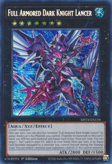 Full Armored Dark Knight Lancer [MP24-EN118] Prismatic Secret Rare | Galactic Gamez