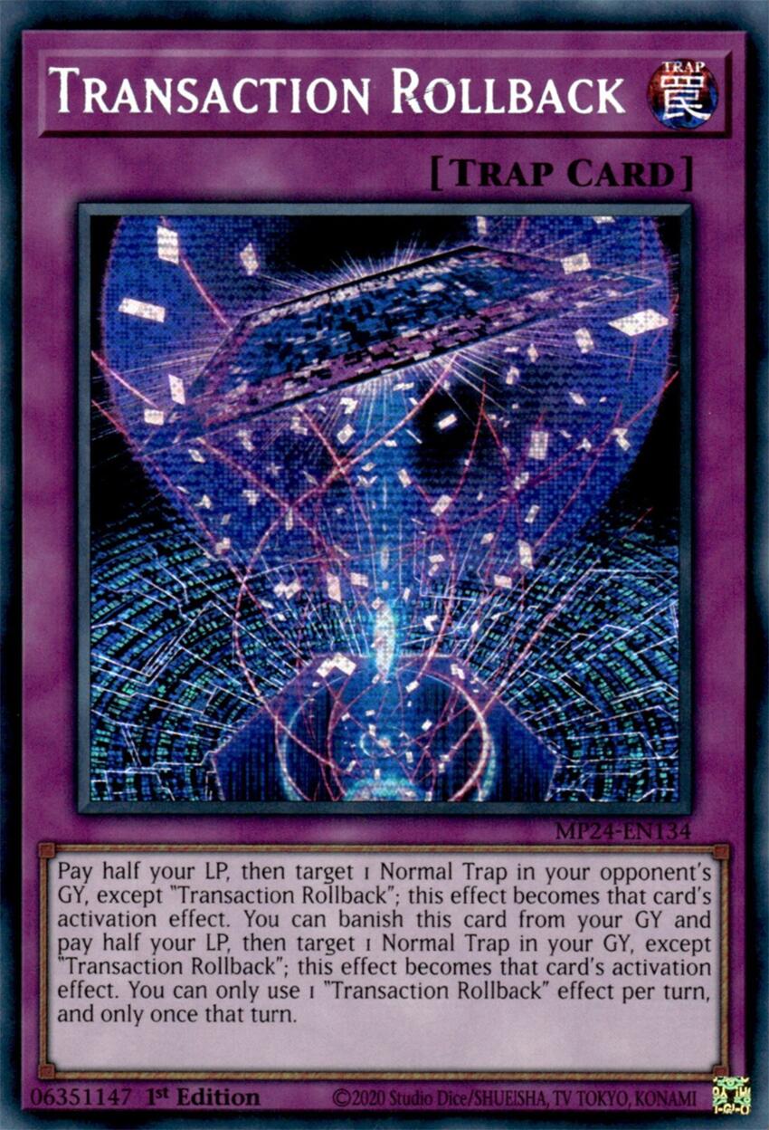 Transaction Rollback [MP24-EN134] Prismatic Secret Rare | Galactic Gamez