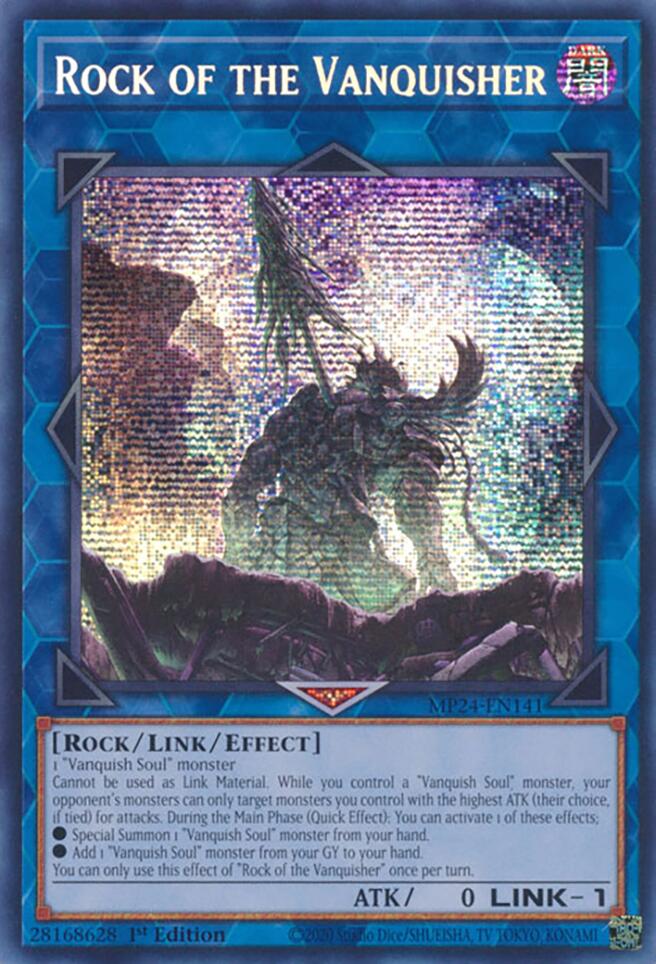 Rock of the Vanquisher [MP24-EN141] Prismatic Secret Rare | Galactic Gamez