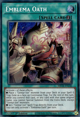 Emblema Oath [MP24-EN146] Prismatic Secret Rare | Galactic Gamez