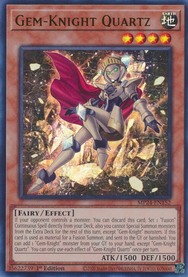 Gem-Knight Quartz [MP24-EN152] Ultra Rare | Galactic Gamez