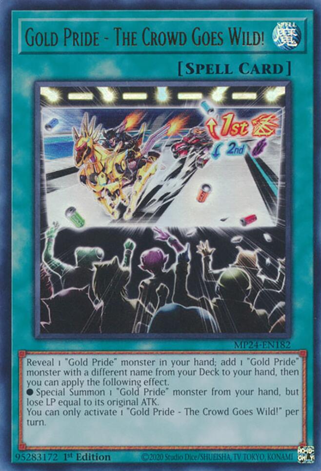 Gold Pride - The Crowd Goes Wild! [MP24-EN182] Ultra Rare | Galactic Gamez