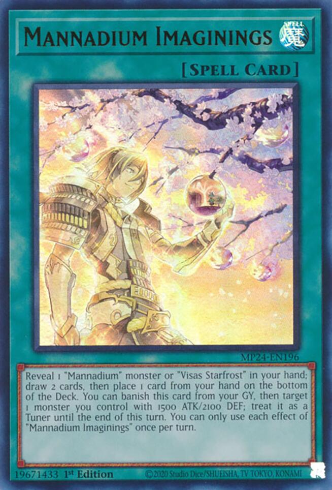 Mannadium Imaginings [MP24-EN196] Ultra Rare | Galactic Gamez
